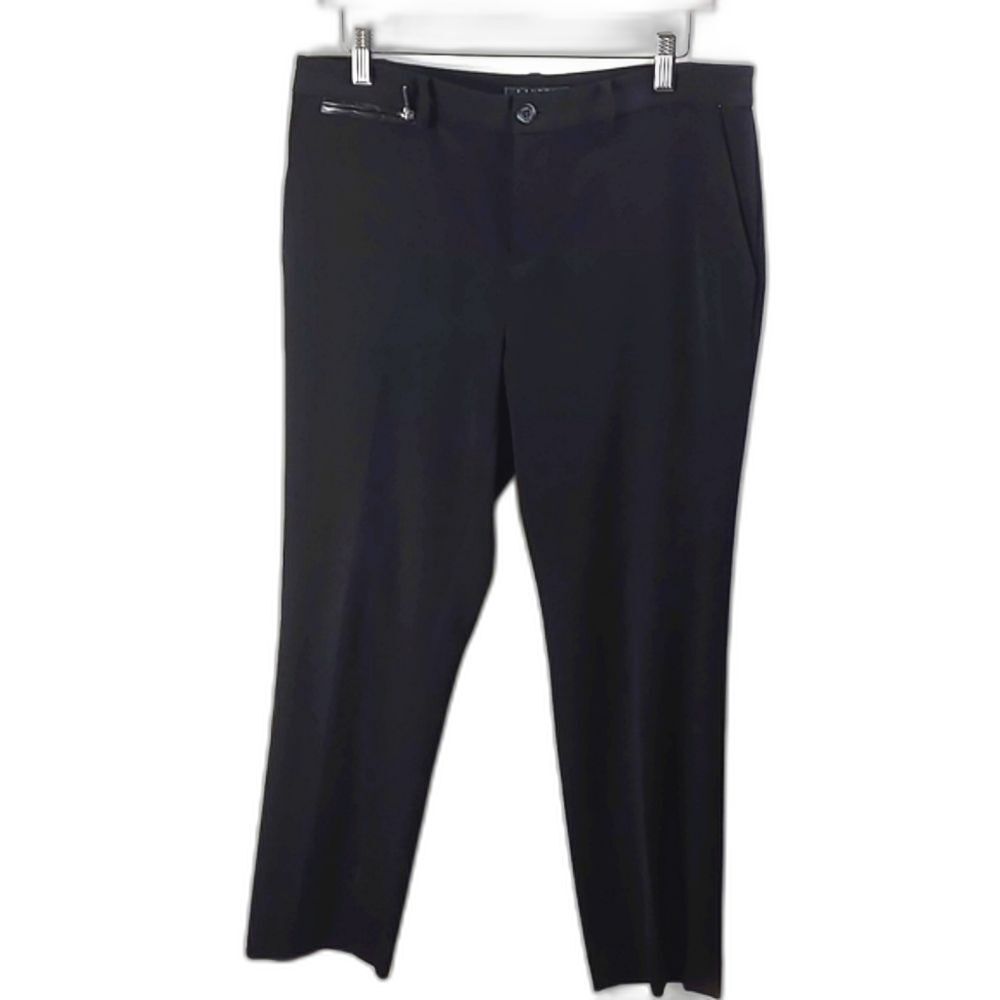 Lauren Ralph Lauren Women's Black 100% Wool Dress Pants Sz 8